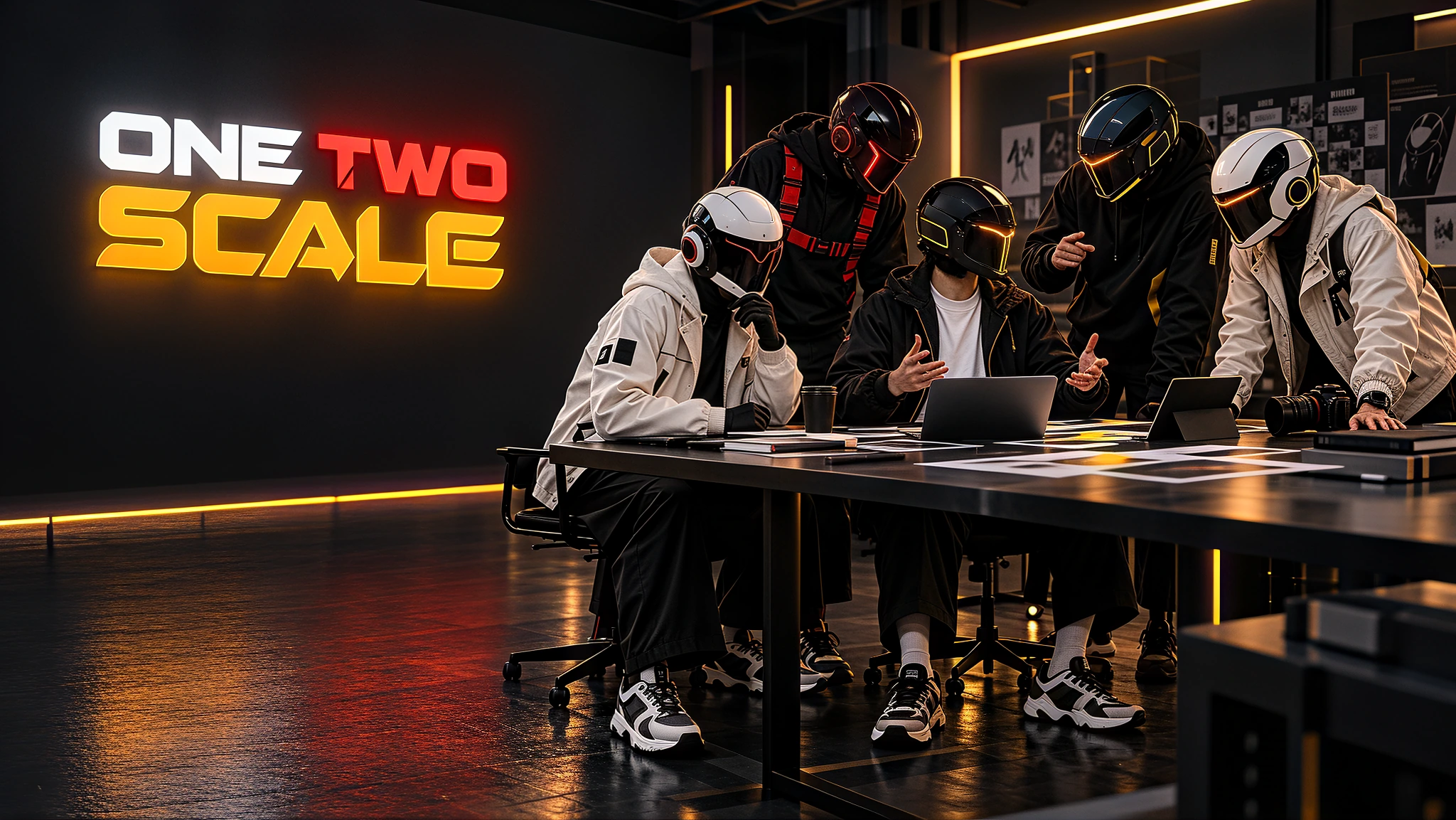 Visual konseptual studio One Two Scale!